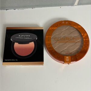 L'Oreal Glam Bronze & NYX ombré blush
